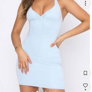 ❌SOLD❌White fox midnight rush dress